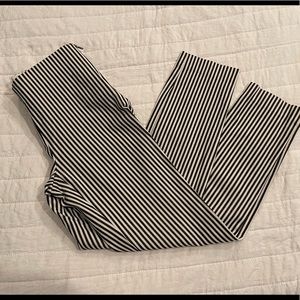 Like New Straight Leg Striped Pants